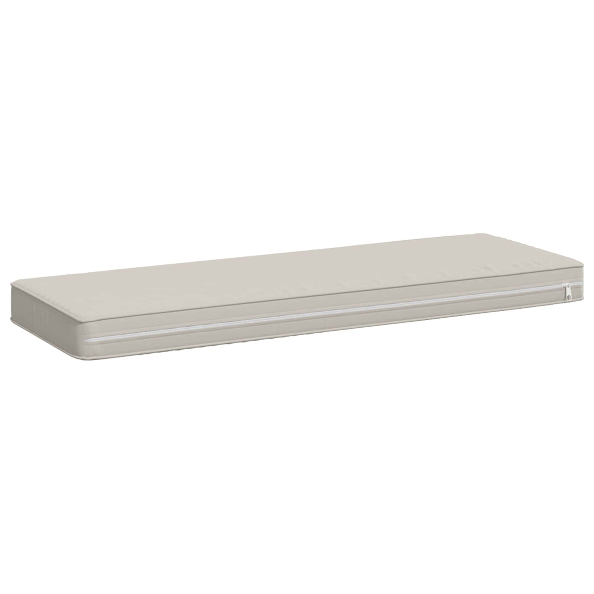 1-Piece Bench Cushion VUGHT 100% Polyester White 80 x 30 x 5 cm