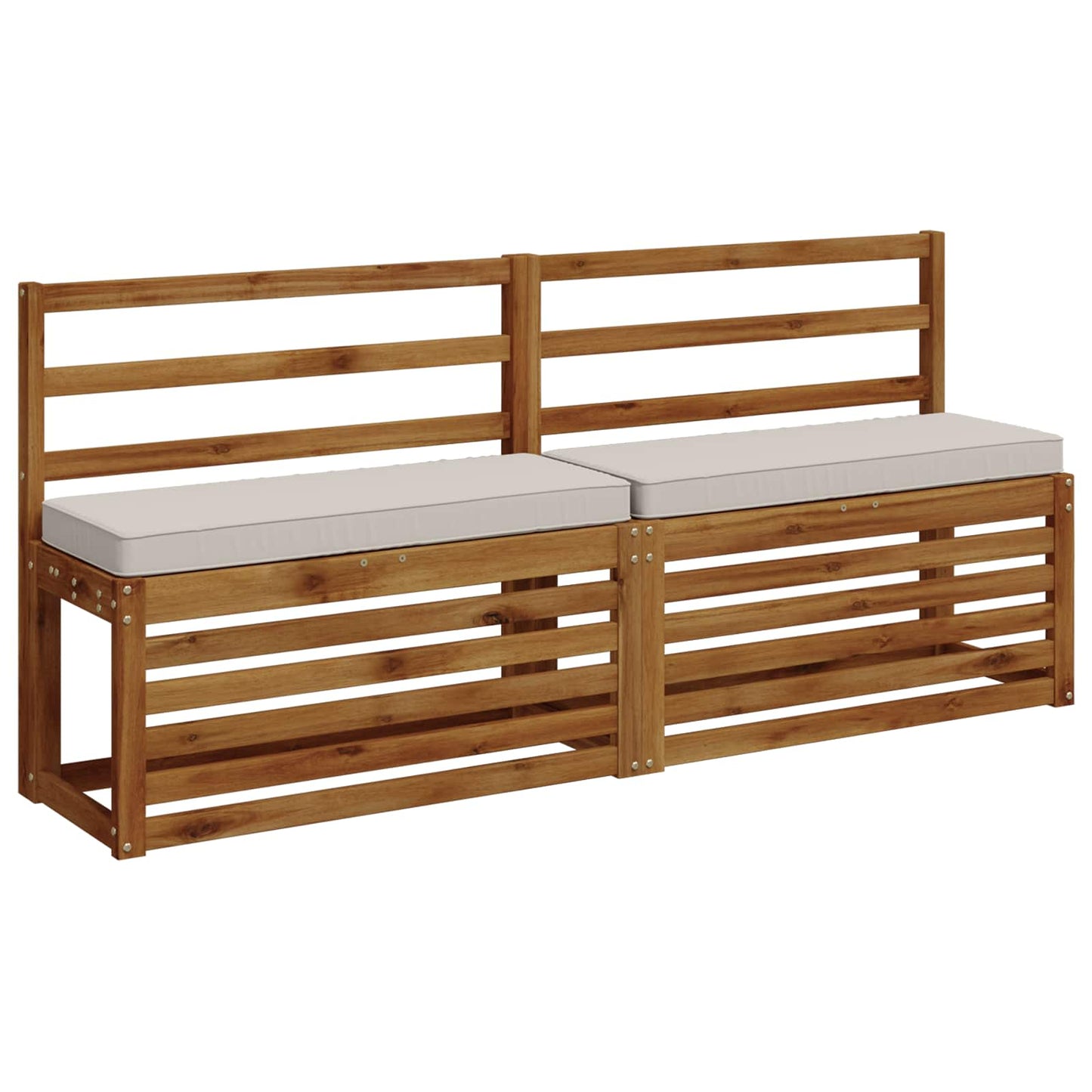 1-Piece Bench Cushion VUGHT 100% Polyester White 80 x 30 x 5 cm