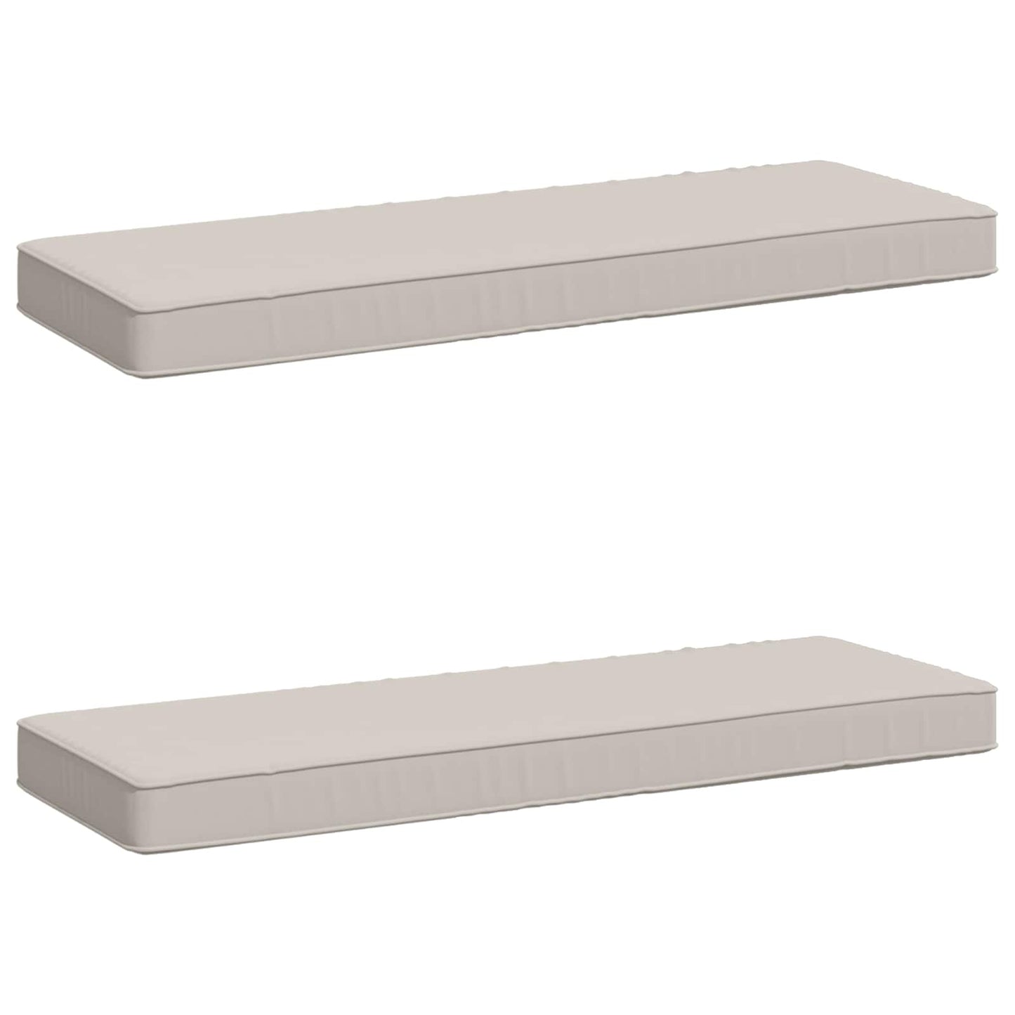 2-Piece Bench Cushions VUGHT 2 pcs 100% Polyester White