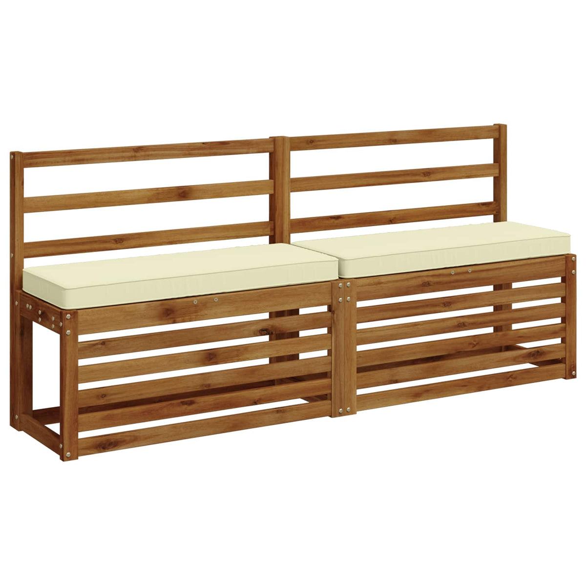 1-Piece Bench Cushion VUGHT 100% Polyester Cream 80 x 30 x 5 cm