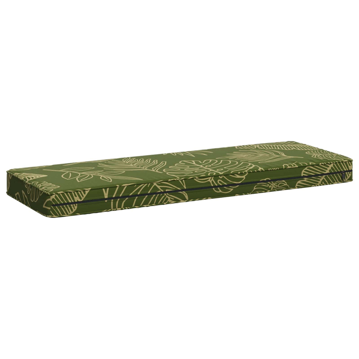 1-Piece Bench Cushion VUGHT 100% Polyester Leaf Design