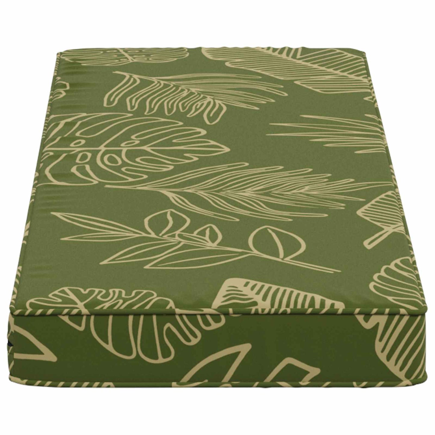 1-Piece Bench Cushion VUGHT 100% Polyester Leaf Design