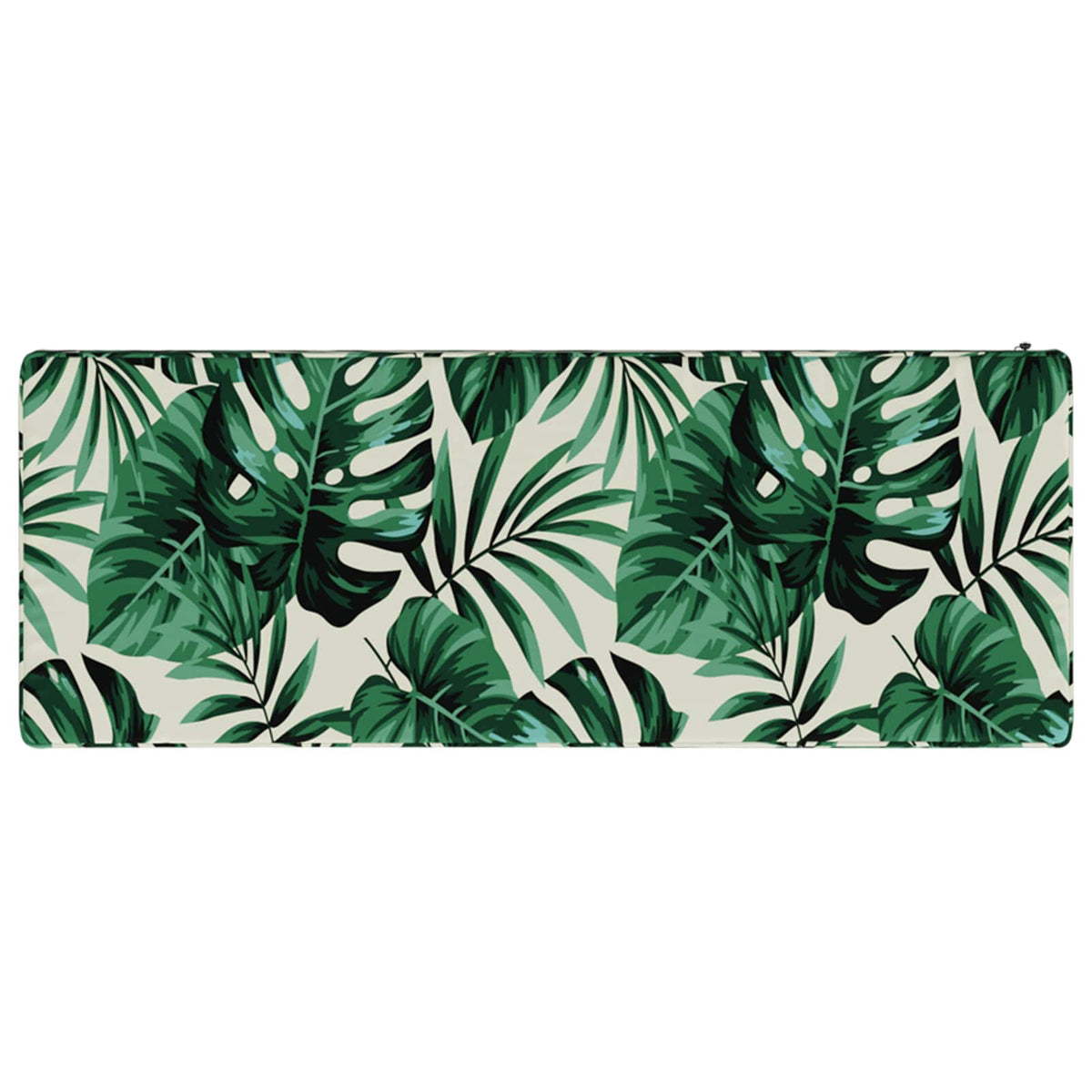 2-Piece Bench Cushions VUGHT 2 pcs 100% Polyester Leaf Pattern