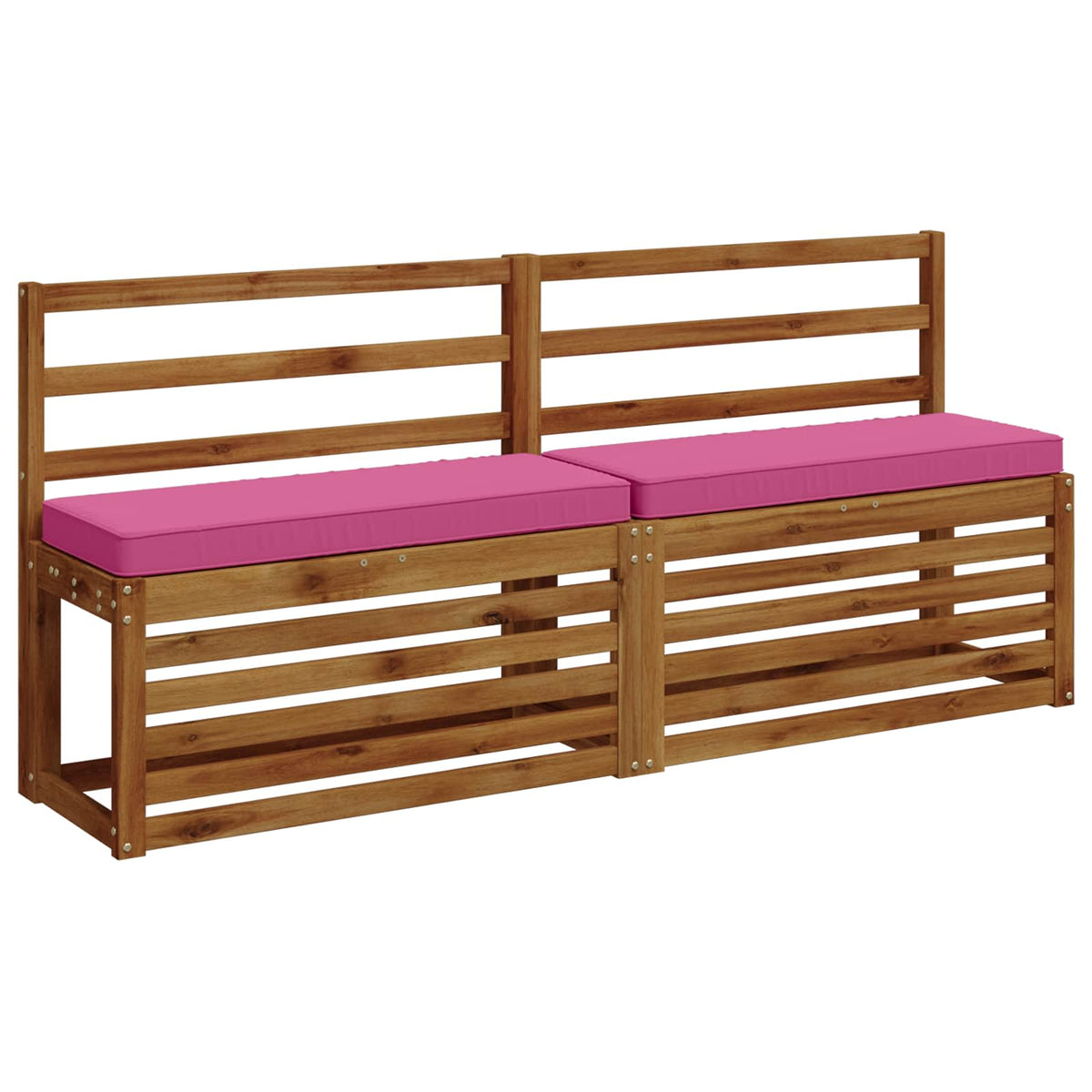 1-Piece Bench Cushion VUGHT 100% Polyester Pink 80 x 30 x 5 cm