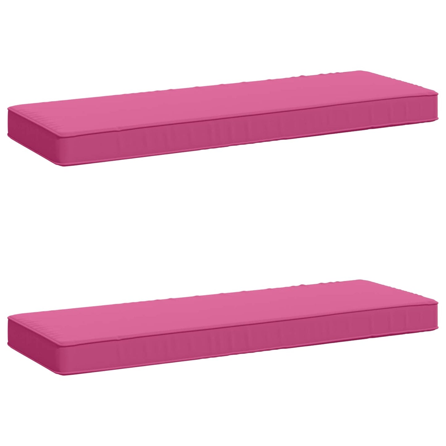 2-Piece Bench Cushions VUGHT 2 pcs 100% Polyester Pink