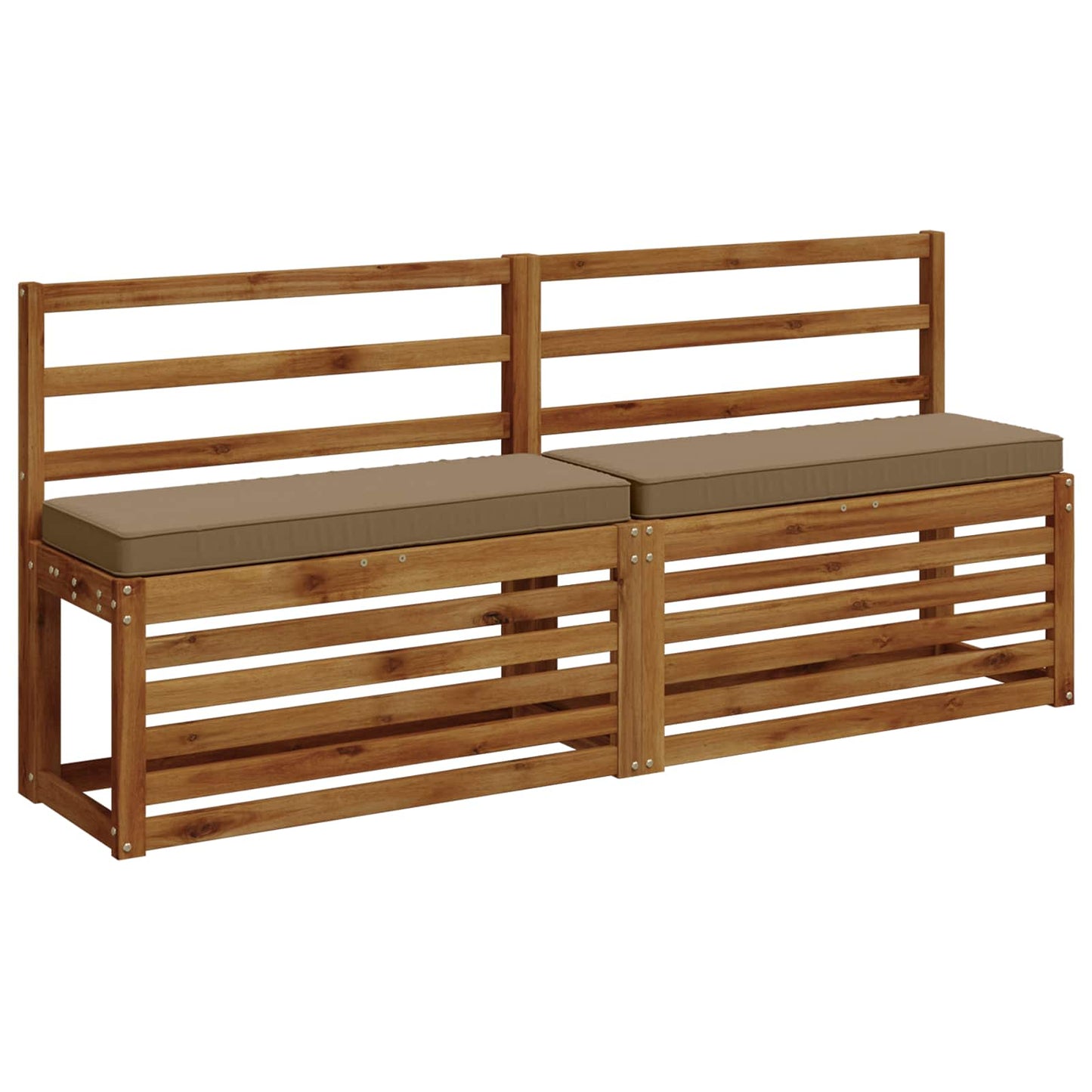 1-Piece Bench Cushion VUGHT 100% Polyester Taupe 80 x 30 x 5 cm