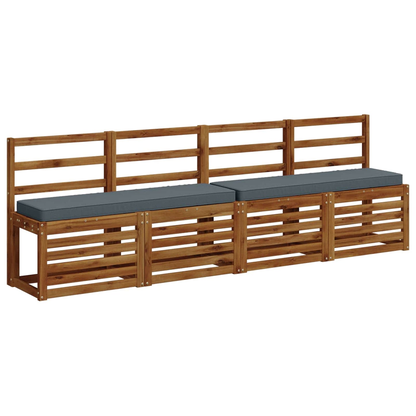1-Piece Bench Cushion VUGHT 100% Polyester Blue 100 x 30 x 5 cm