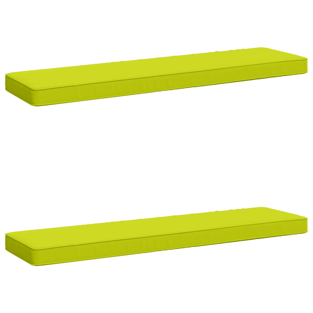 2-Piece Bench Cushions VUGHT 2 pcs 100% Polyester Bright Green