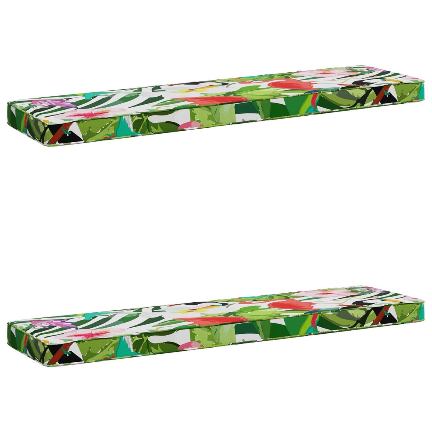 2-Piece Bench Cushions VUGHT 2 pcs 100% Polyester Multicolour