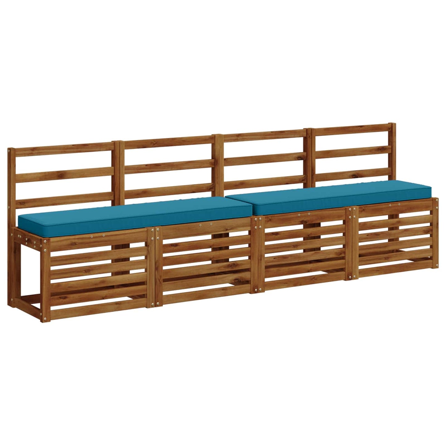 2-Piece Bench Cushions VUGHT 2 pcs 100% Polyester Light Blue
