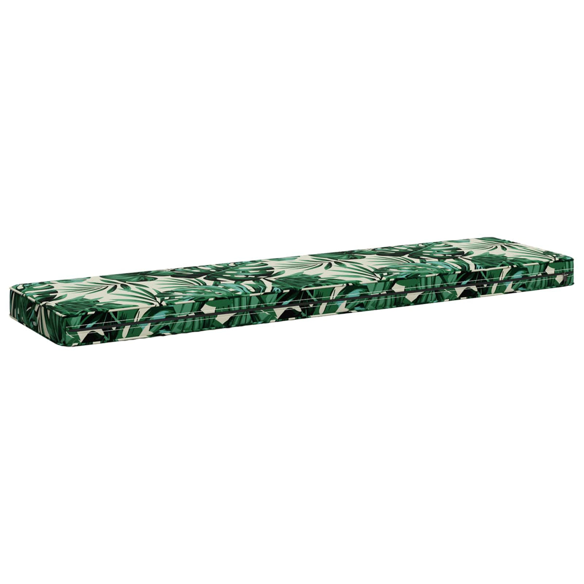 2-Piece Bench Cushions VUGHT 2 pcs 100% Polyester Leaf Pattern