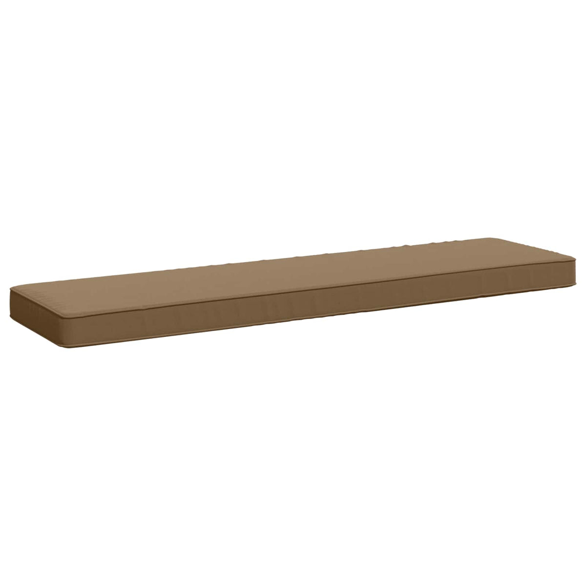 1-Piece Bench Cushion VUGHT 100% Polyester Taupe