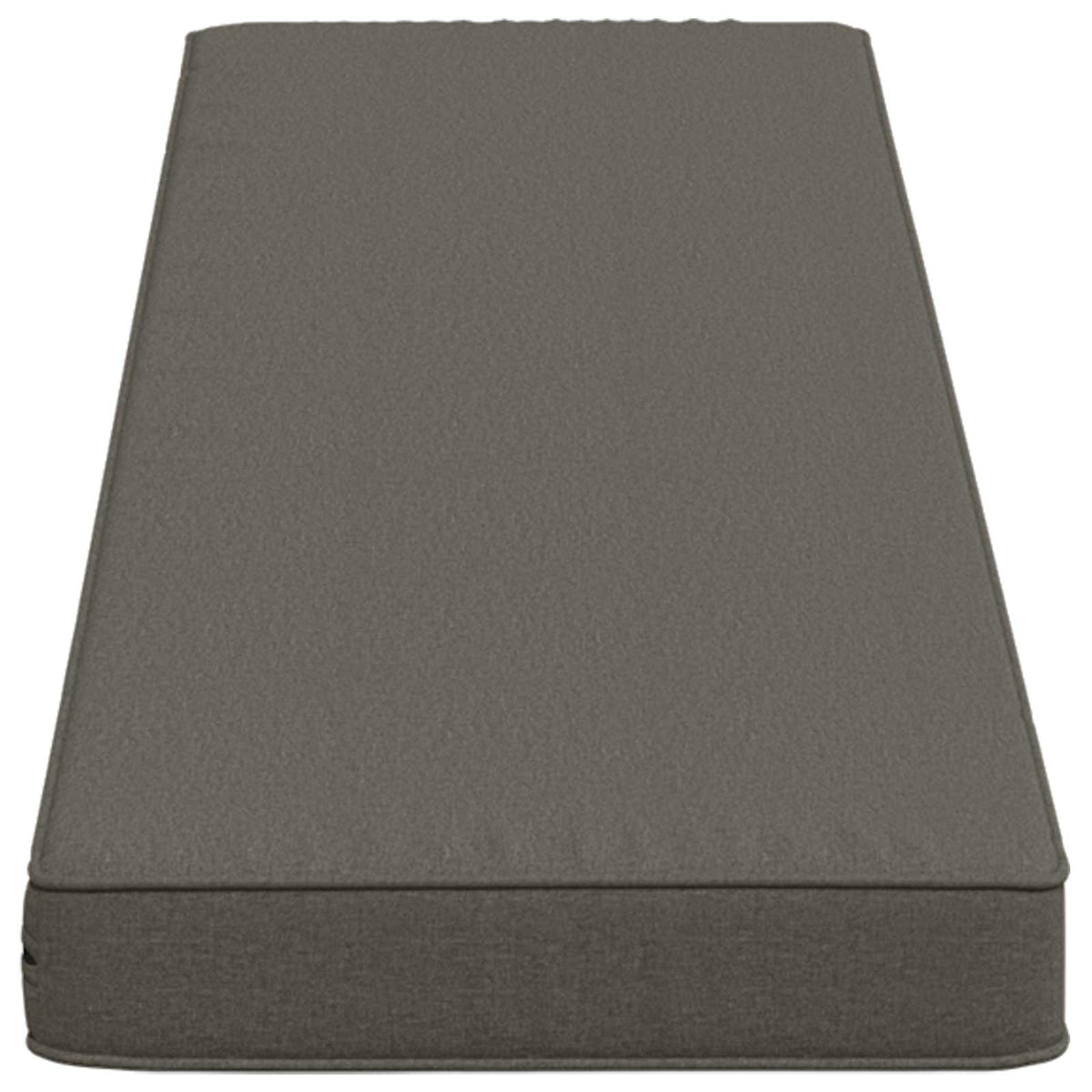 1-Piece Bench Cushion VUGHT 100% Polyester Grey 110 x 30 x 5 cm