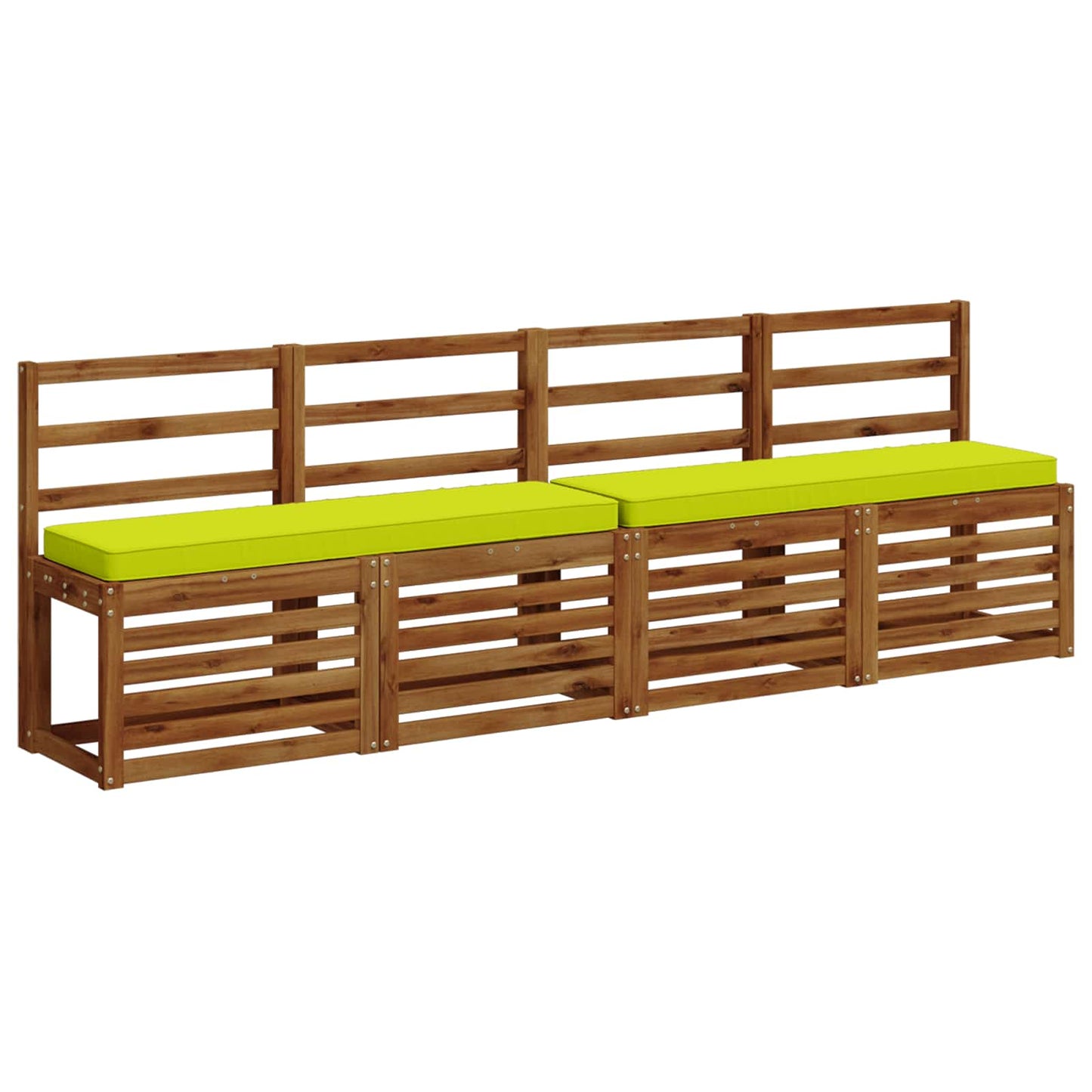 1-Piece Bench Cushion VUGHT 100% Polyester Bright Green