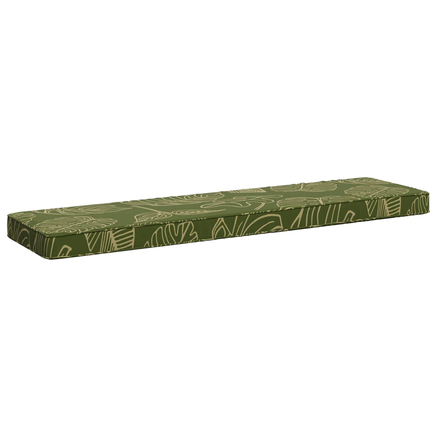 1-Piece Bench Cushion VUGHT 100% Polyester Leaf Design