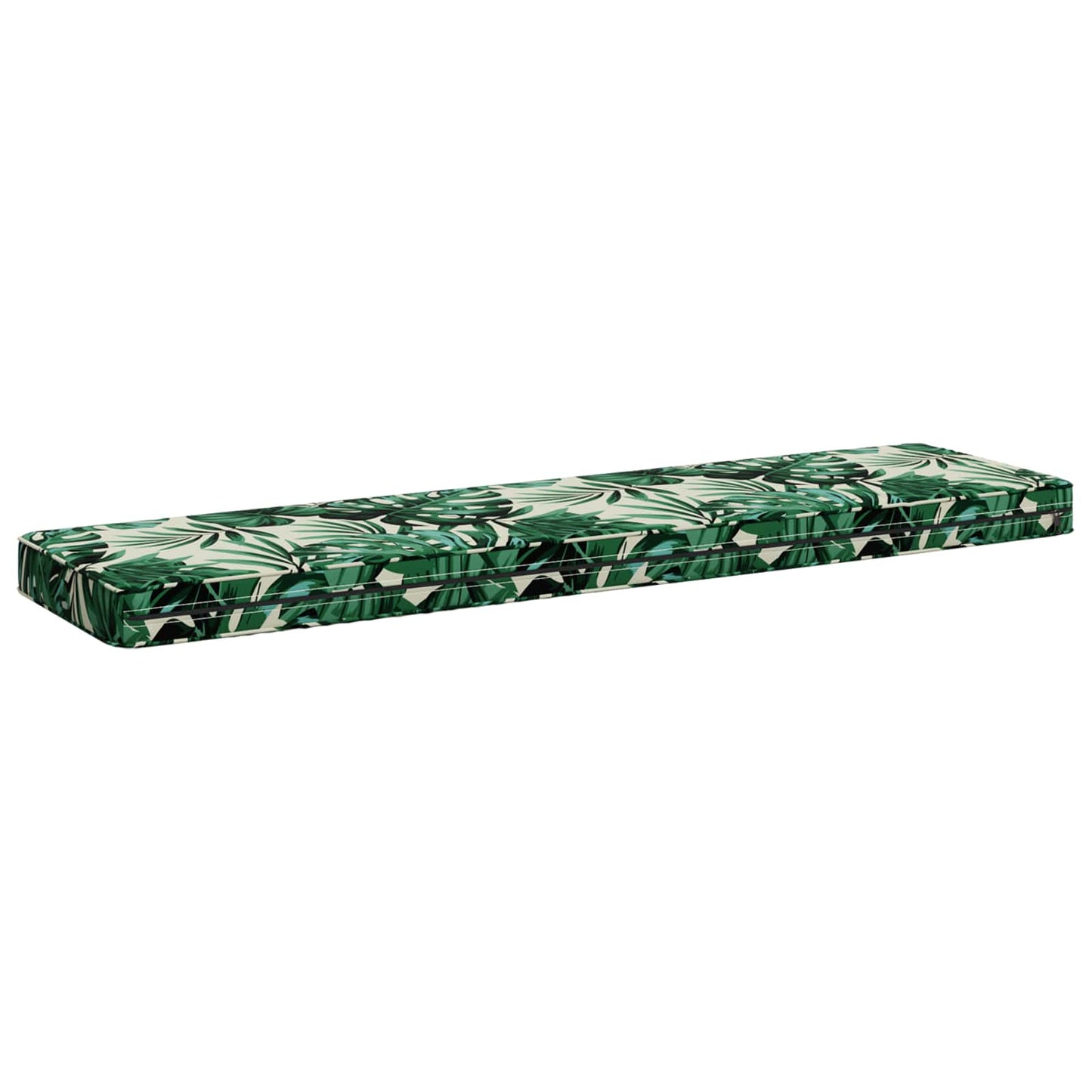 1-Piece Bench Cushion VUGHT 100% Polyester Leaf Pattern