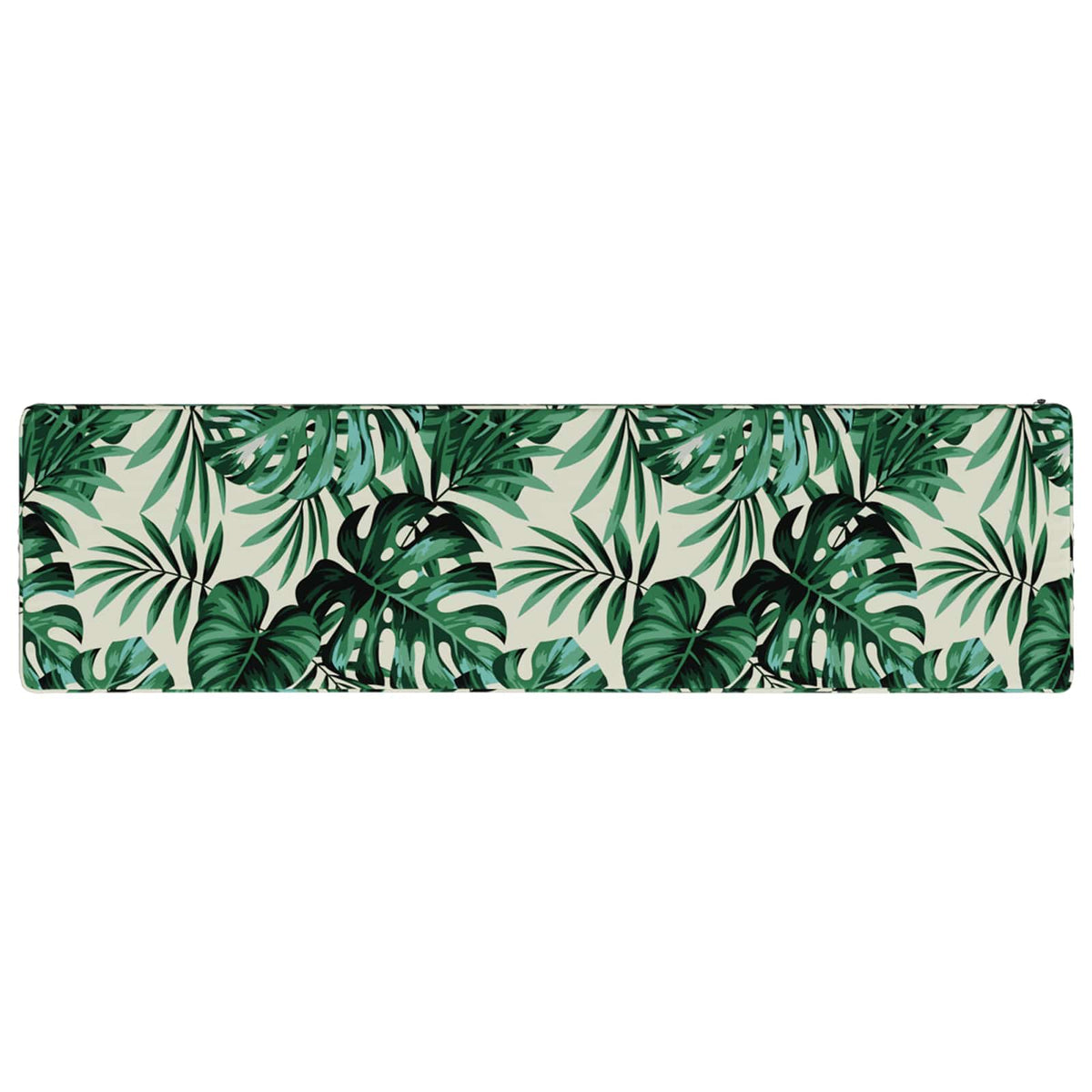 1-Piece Bench Cushion VUGHT 100% Polyester Leaf Pattern