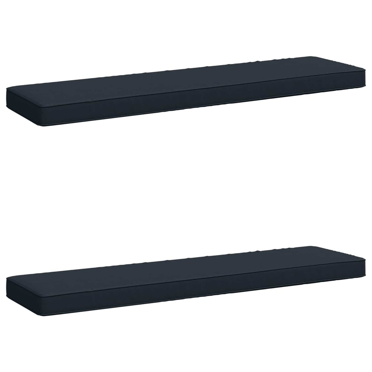 2-Piece Bench Cushions VUGHT 2 pcs 100% Polyester Dark Blue