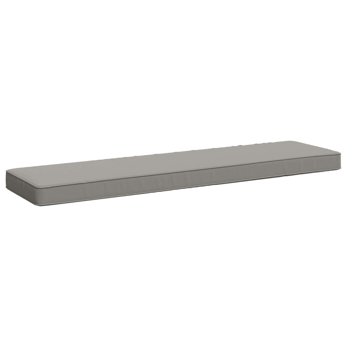 1-Piece Bench Cushion VUGHT 100% Polyester Grey 120 x 30 x 5 cm