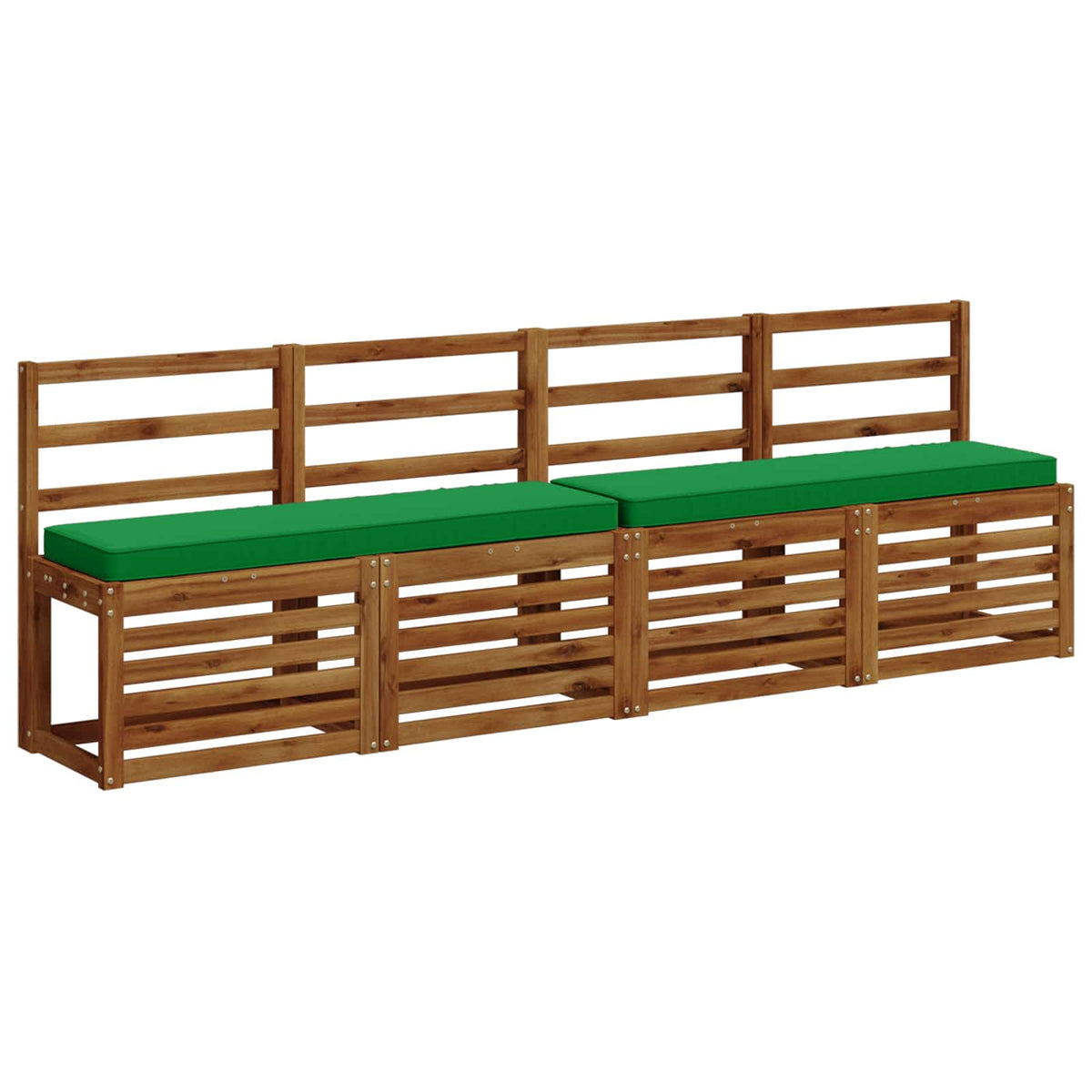 1-Piece Bench Cushion VUGHT 100% Polyester Green
