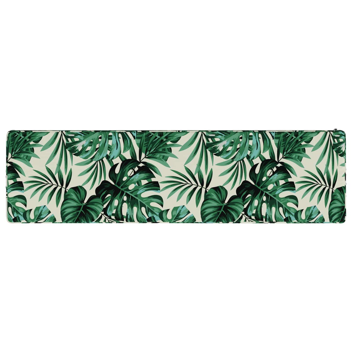 1-Piece Bench Cushion VUGHT 100% Polyester Leaf Pattern