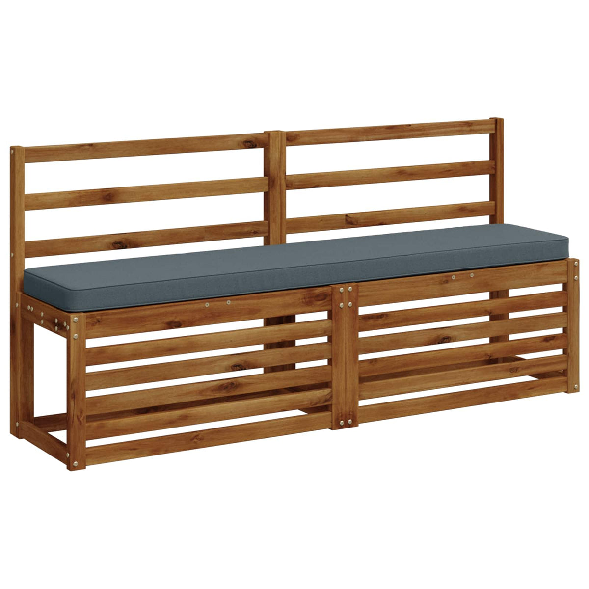 1-Piece Bench Cushion VUGHT 100% Polyester Blue 140 x 30 x 5 cm
