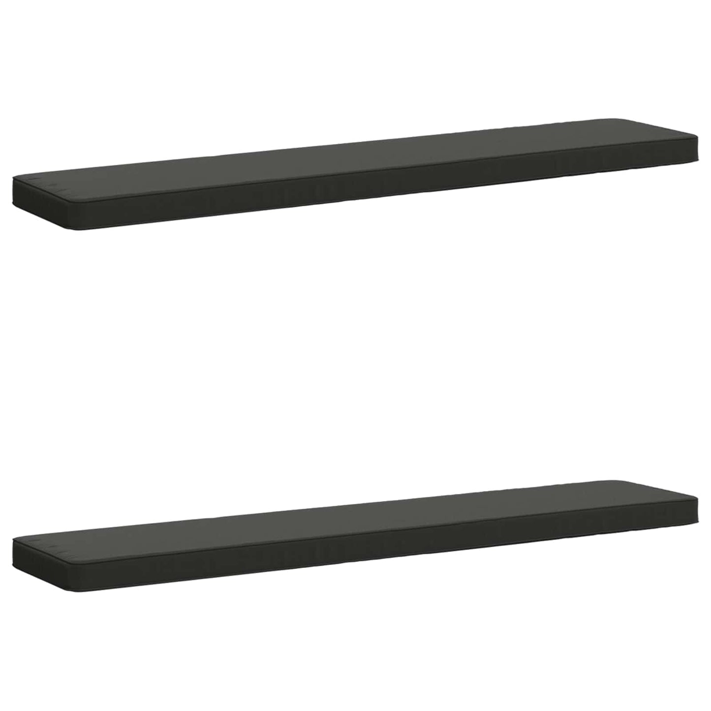 2-Piece Bench Cushions VUGHT 2 pcs 100% Polyester Anthracite