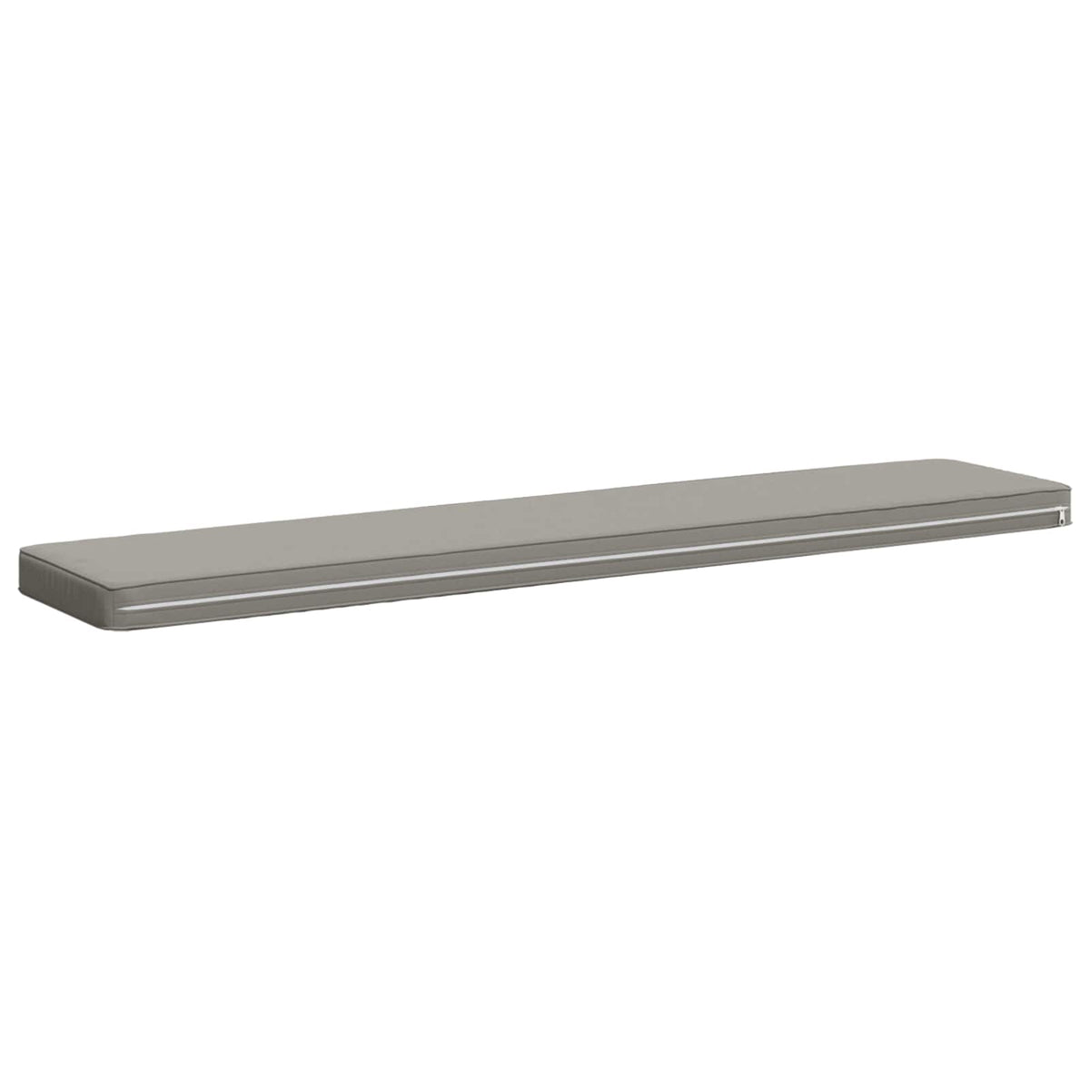 1-Piece Bench Cushion VUGHT 100% Polyester Grey 140 x 30 x 5 cm