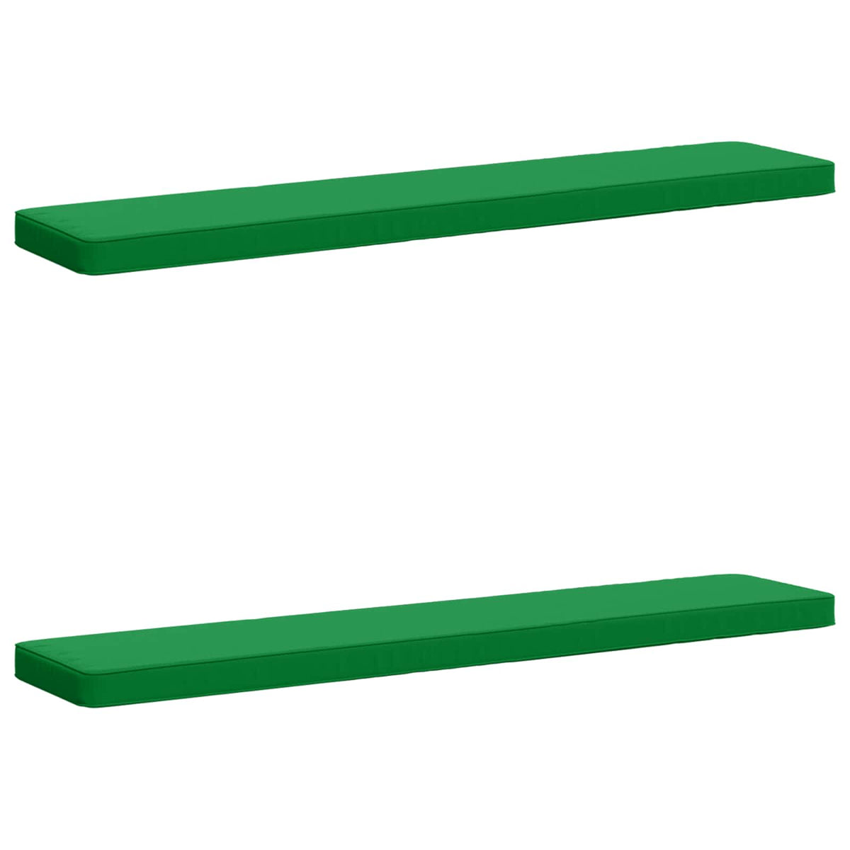 2-Piece Bench Cushions VUGHT 2 pcs 100% Polyester Green