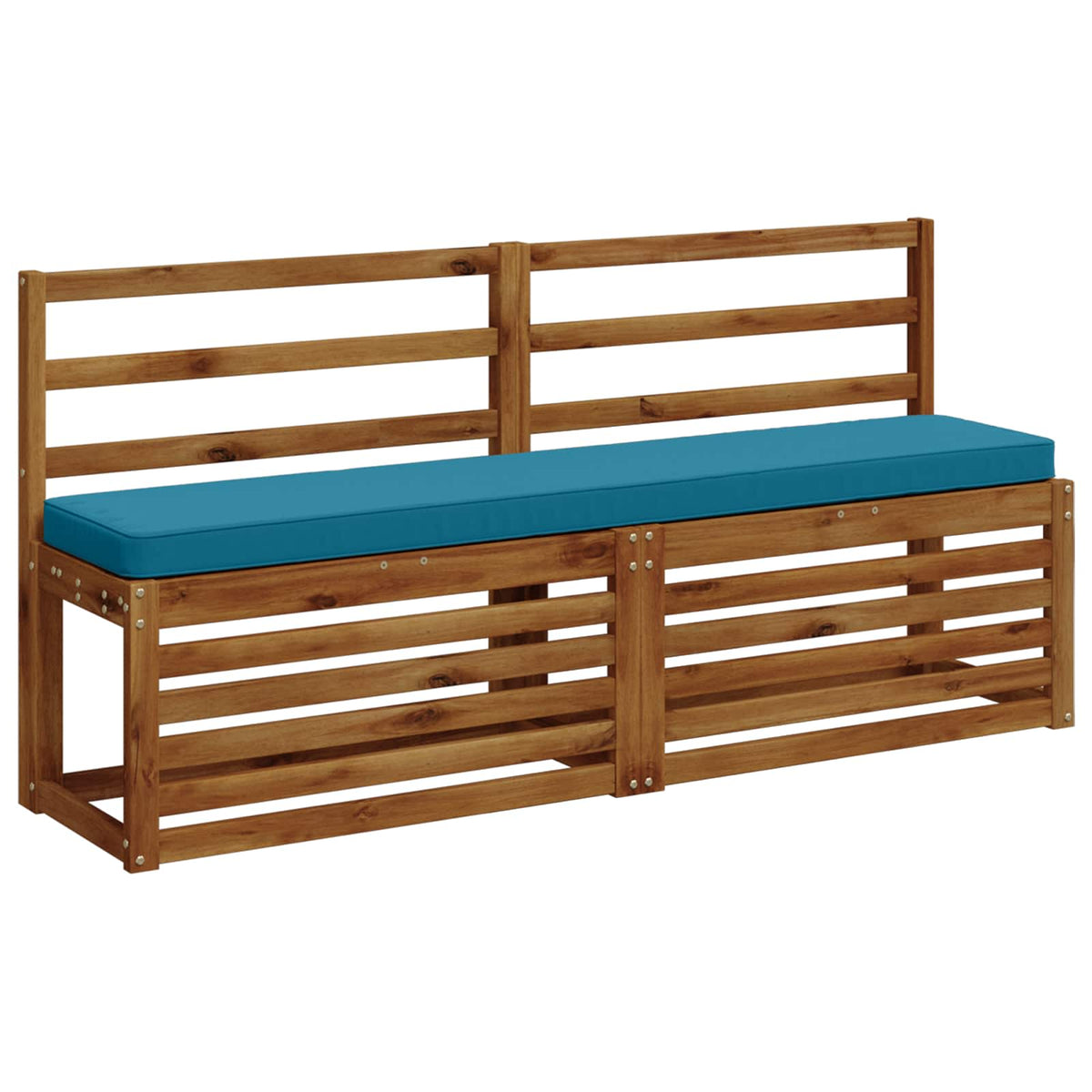 1-Piece Bench Cushion VUGHT 100% Polyester Light Blue