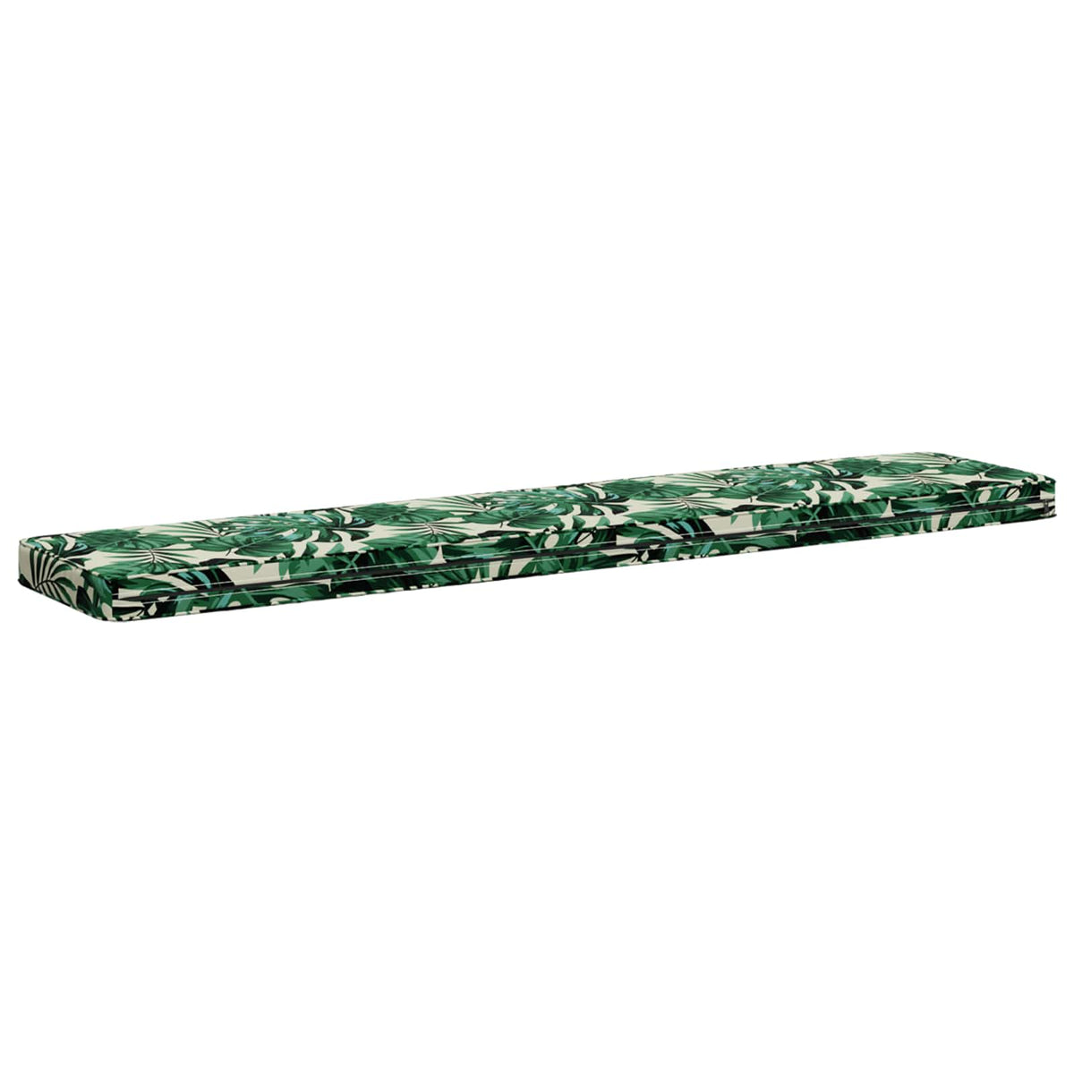 1-Piece Bench Cushion VUGHT 100% Polyester Leaf Pattern