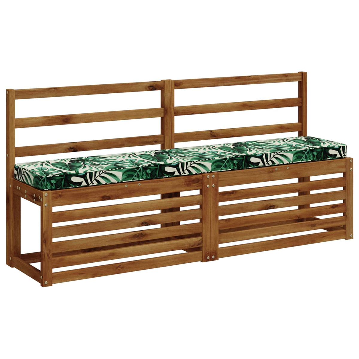 2-Piece Bench Cushions VUGHT 2 pcs 100% Polyester Leaf Pattern