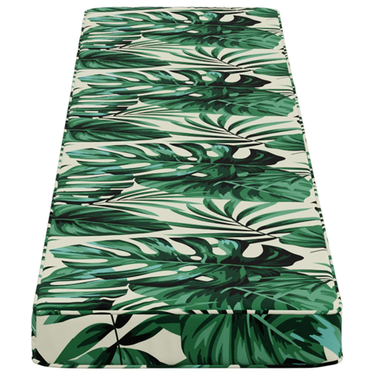 2-Piece Bench Cushions VUGHT 2 pcs 100% Polyester Leaf Pattern