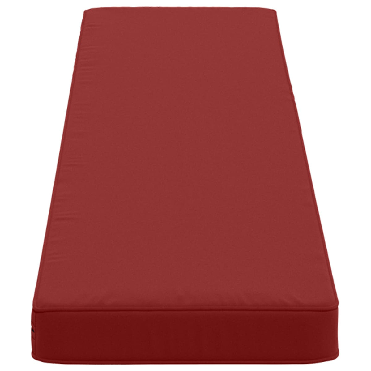 1-Piece Bench Cushion VUGHT 100% Polyester Wine Red