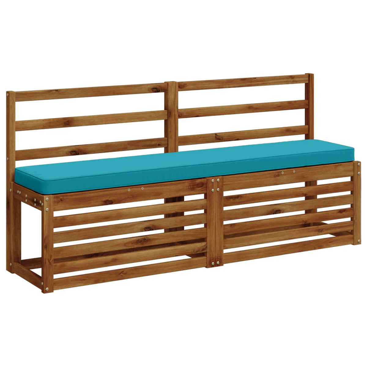 2-Piece Bench Cushions VUGHT 2 pcs 100% Polyester Turquoise