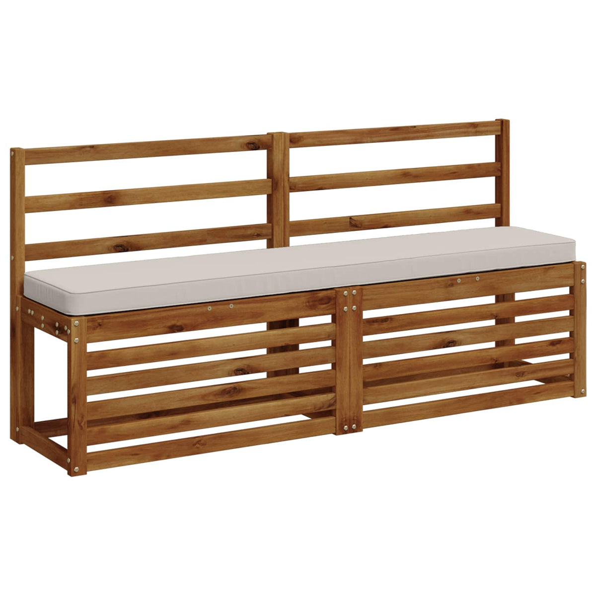 2-Piece Bench Cushions VUGHT 2 pcs 100% Polyester White