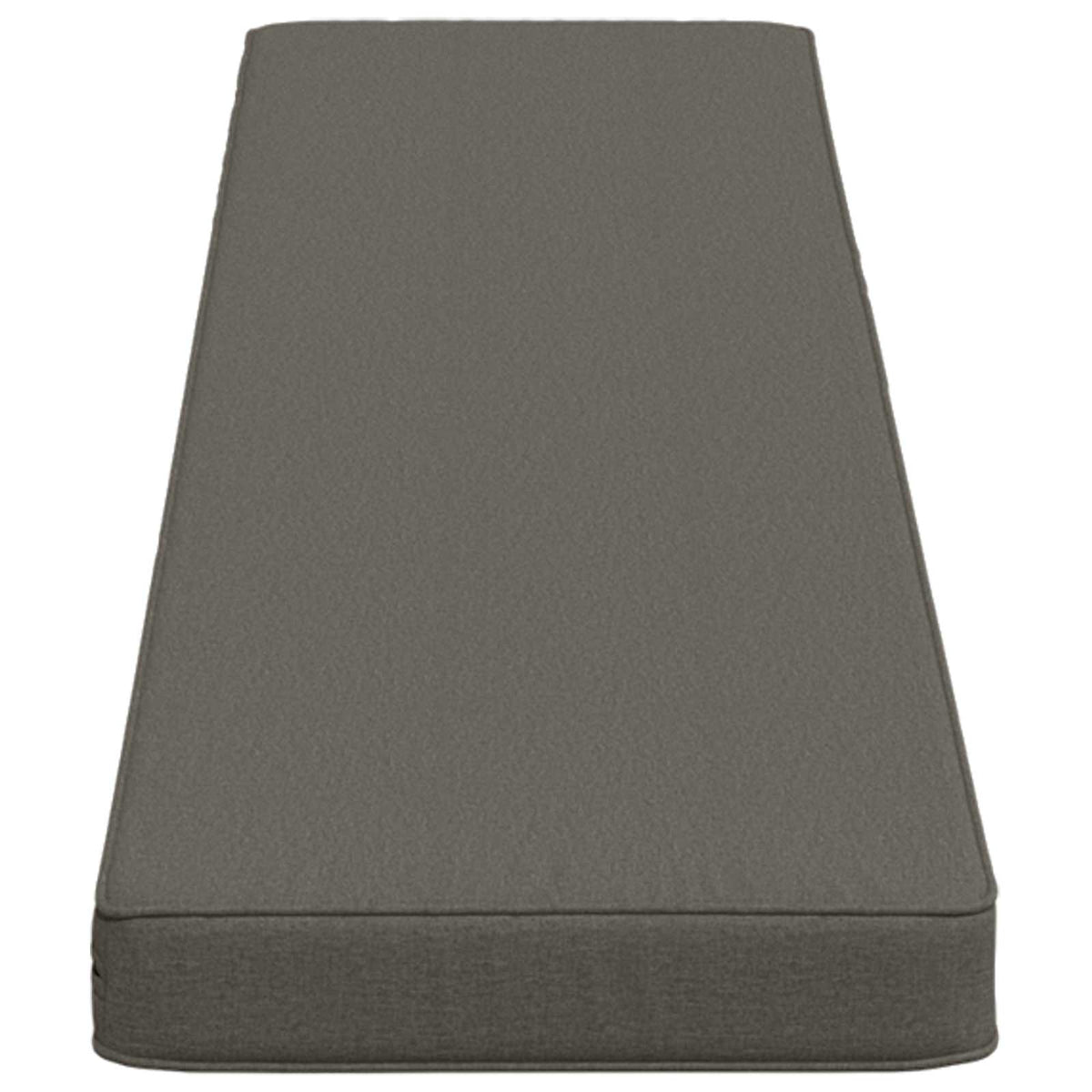 1-Piece Bench Cushion VUGHT 100% Polyester Grey 160 x 30 x 5 cm
