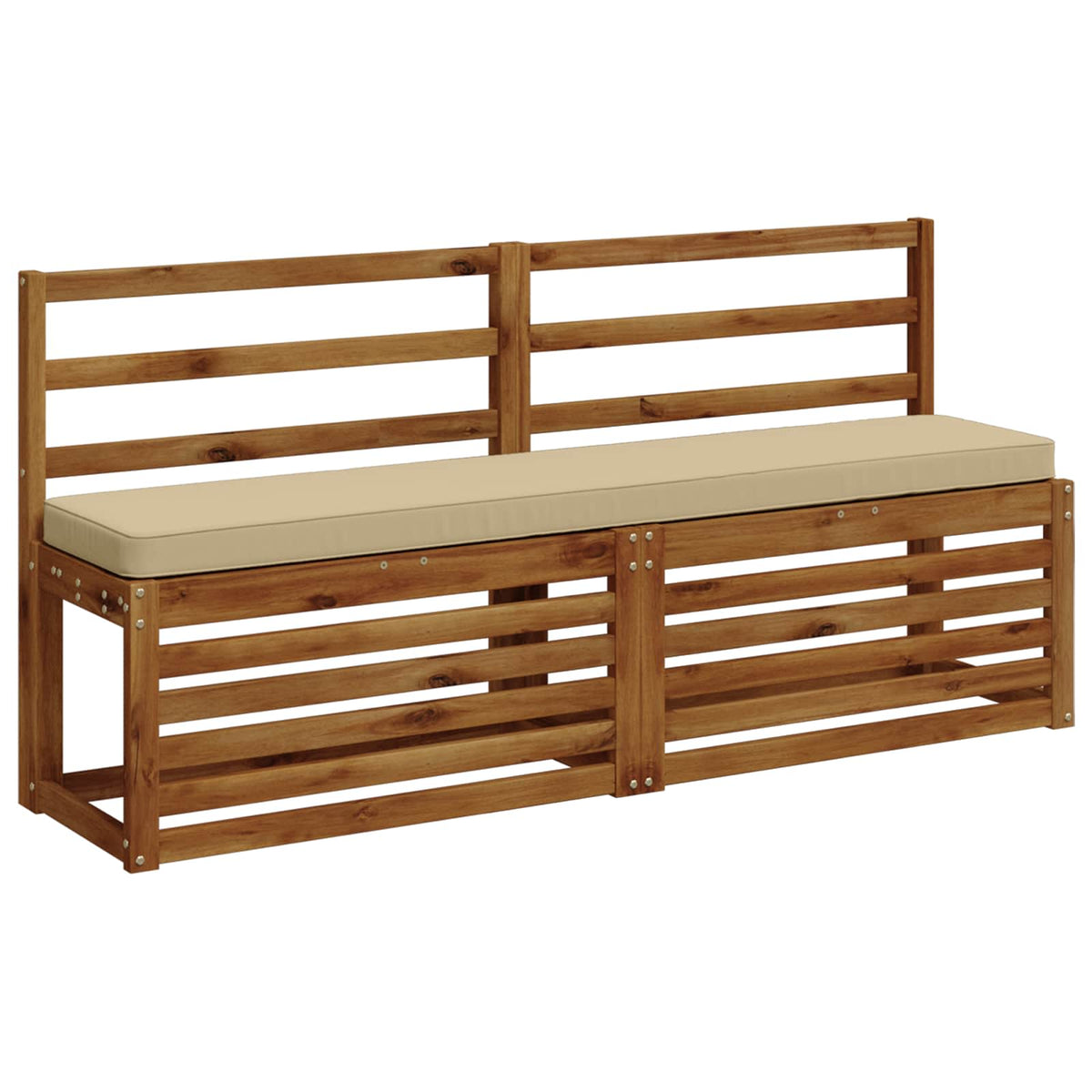 2-Piece Bench Cushions VUGHT 2 pcs 100% Polyester Beige