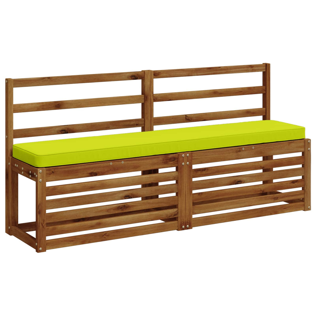 2-Piece Bench Cushions VUGHT 2 pcs 100% Polyester Bright Green
