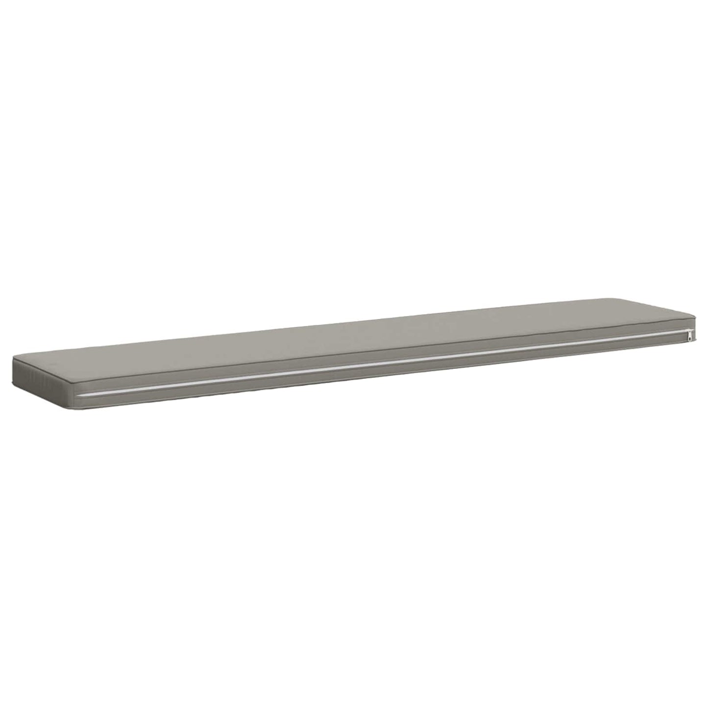 1-Piece Bench Cushion VUGHT 100% Polyester Grey 160 x 30 x 5 cm