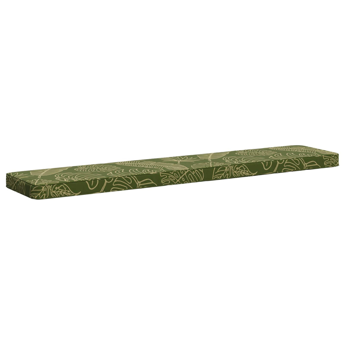 1-Piece Bench Cushion VUGHT 100% Polyester Leaf Design