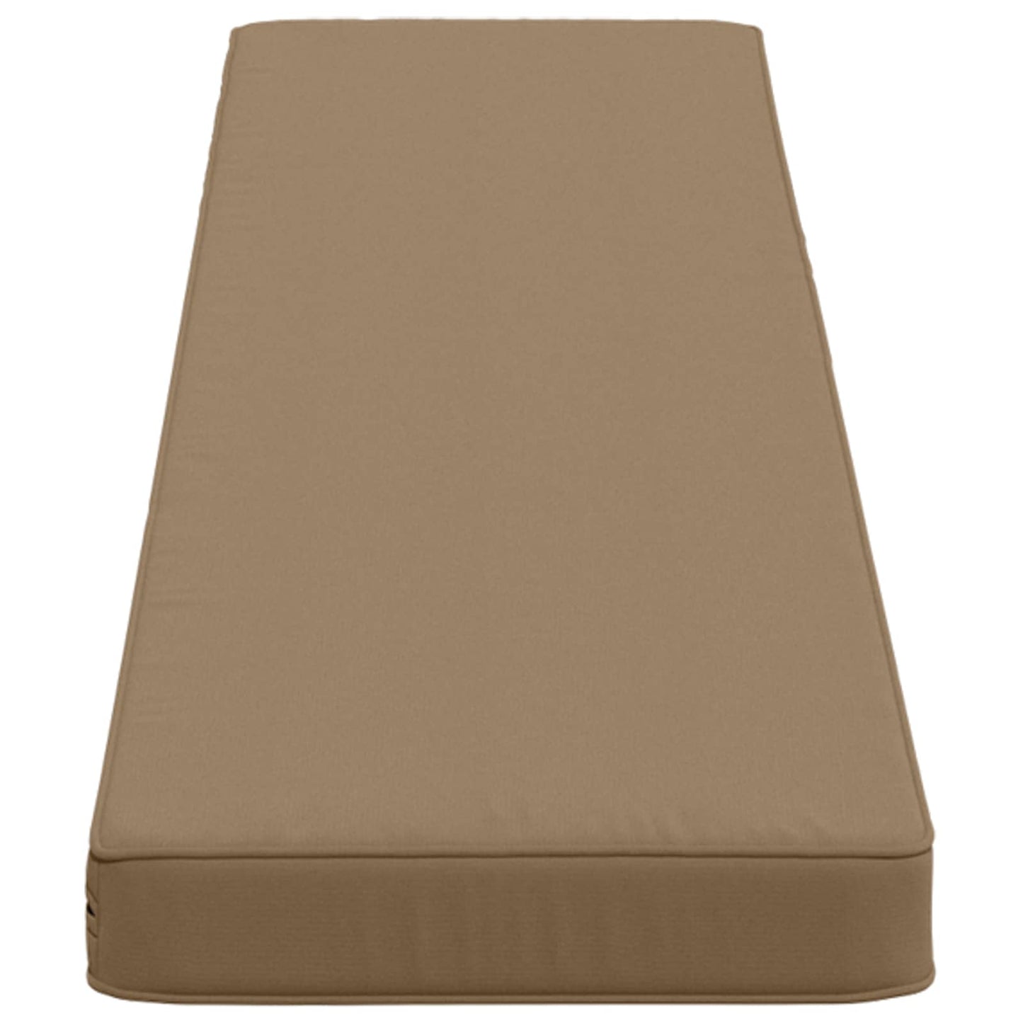 1-Piece Bench Cushion VUGHT 100% Polyester Taupe