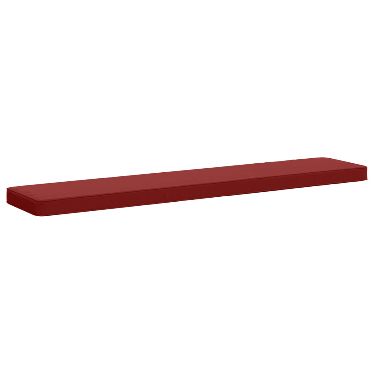 1-Piece Bench Cushion VUGHT 100% Polyester Wine Red