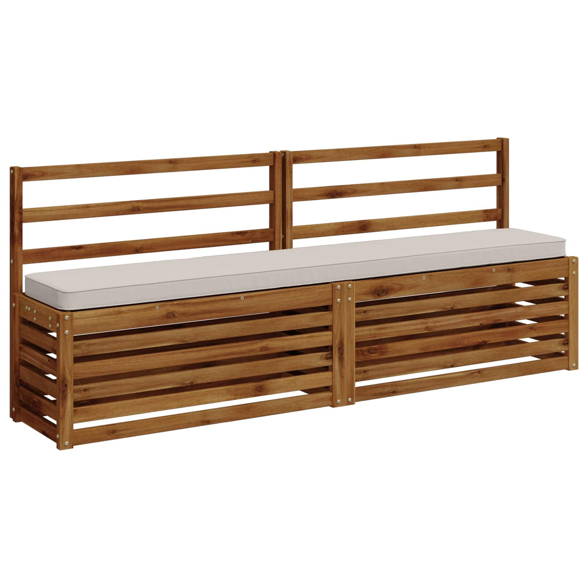 2-Piece Bench Cushions VUGHT 2 pcs 100% Polyester White