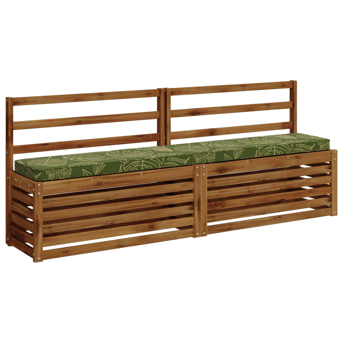 1-Piece Bench Cushion VUGHT 100% Polyester Leaf Design