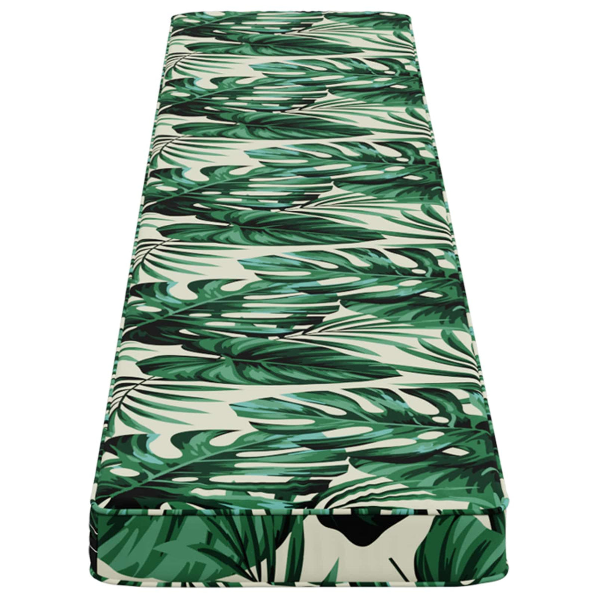 2-Piece Bench Cushions VUGHT 2 pcs 100% Polyester Leaf Pattern