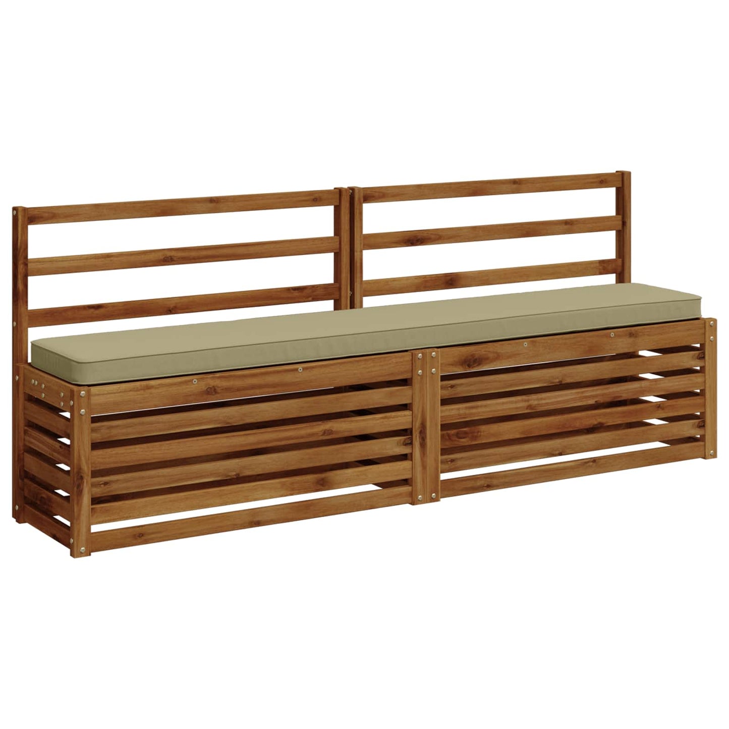 1-Piece Bench Cushion VUGHT 100% Polyester Light Green