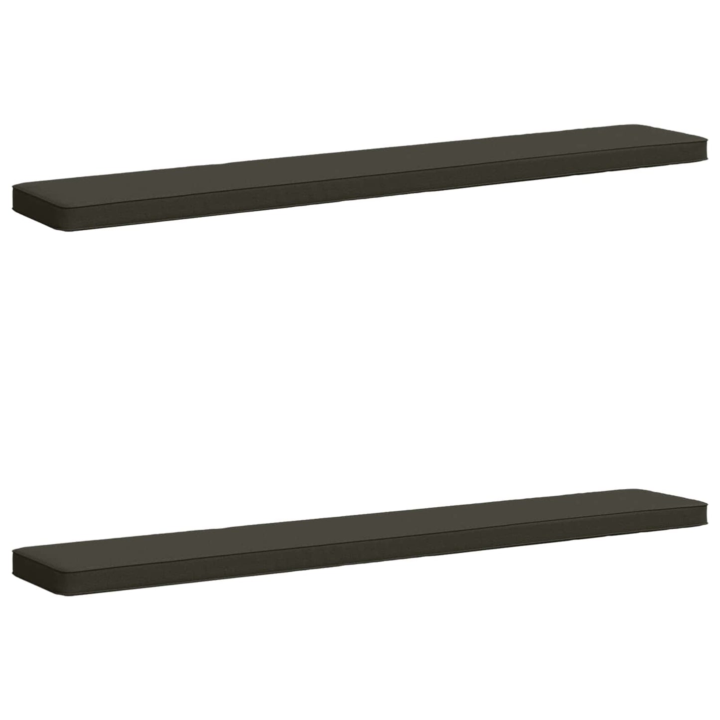 2-Piece Bench Cushions VUGHT 2 pcs 100% Polyester Anthracite