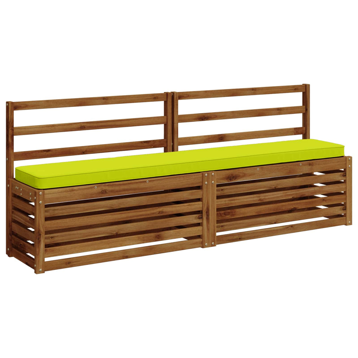 2-Piece Bench Cushions VUGHT 2 pcs 100% Polyester Bright Green