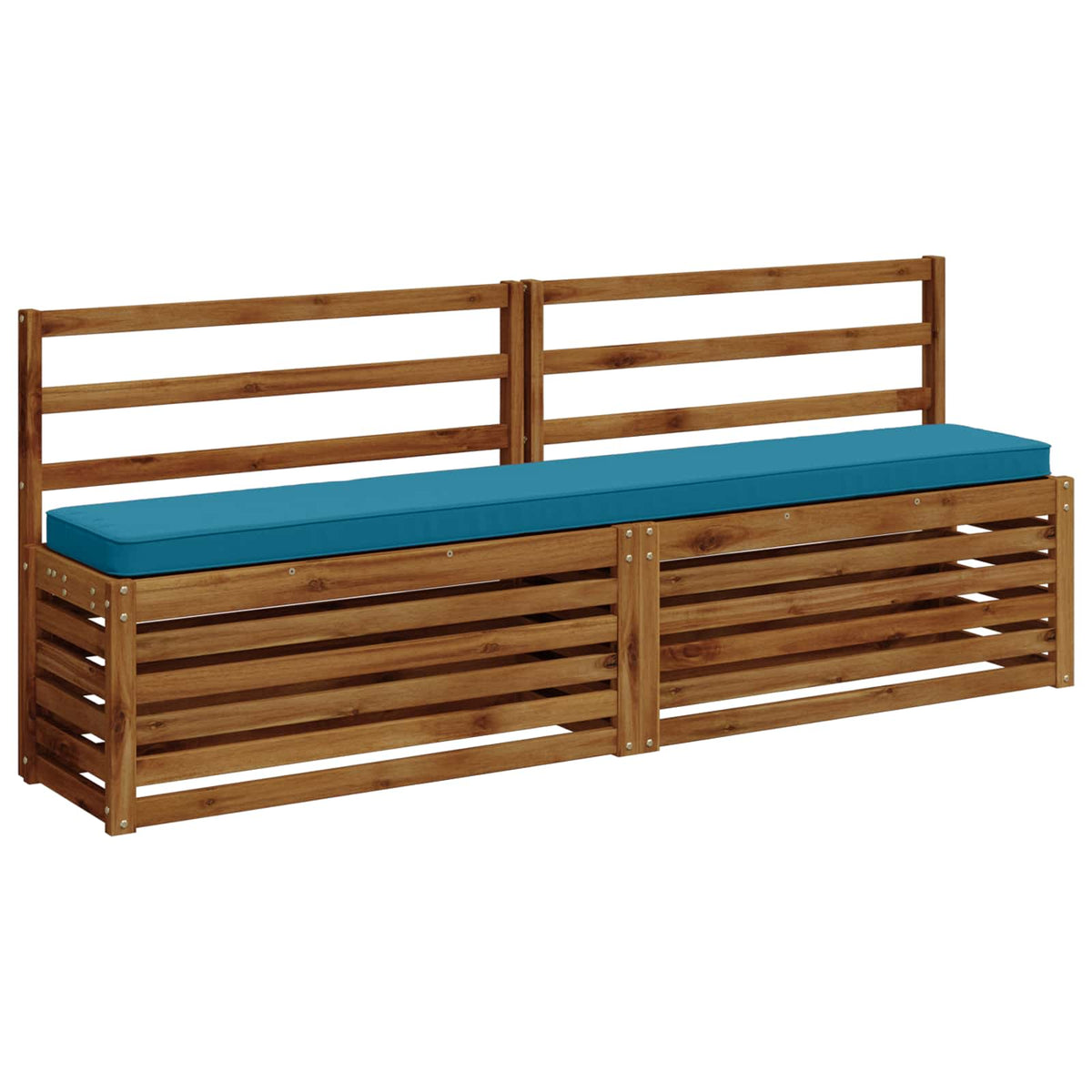 1-Piece Bench Cushion VUGHT 100% Polyester Light Blue